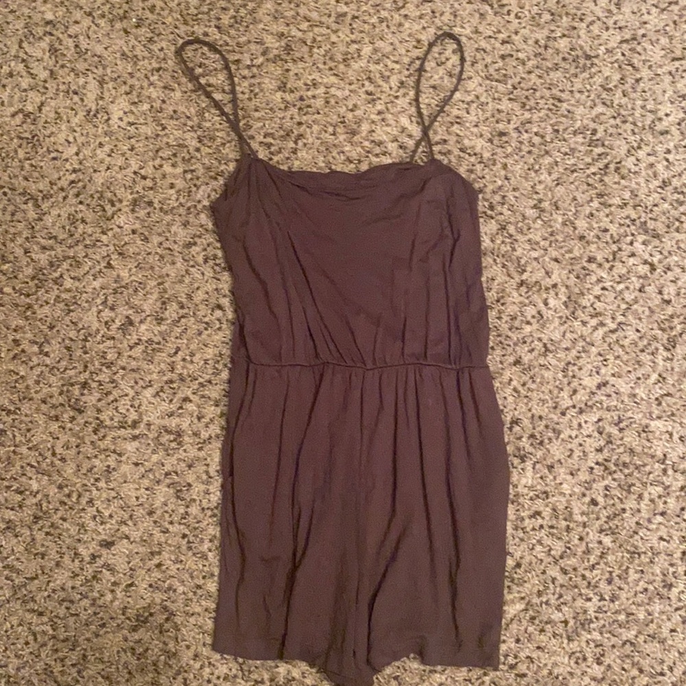 Green Romper with Pockets